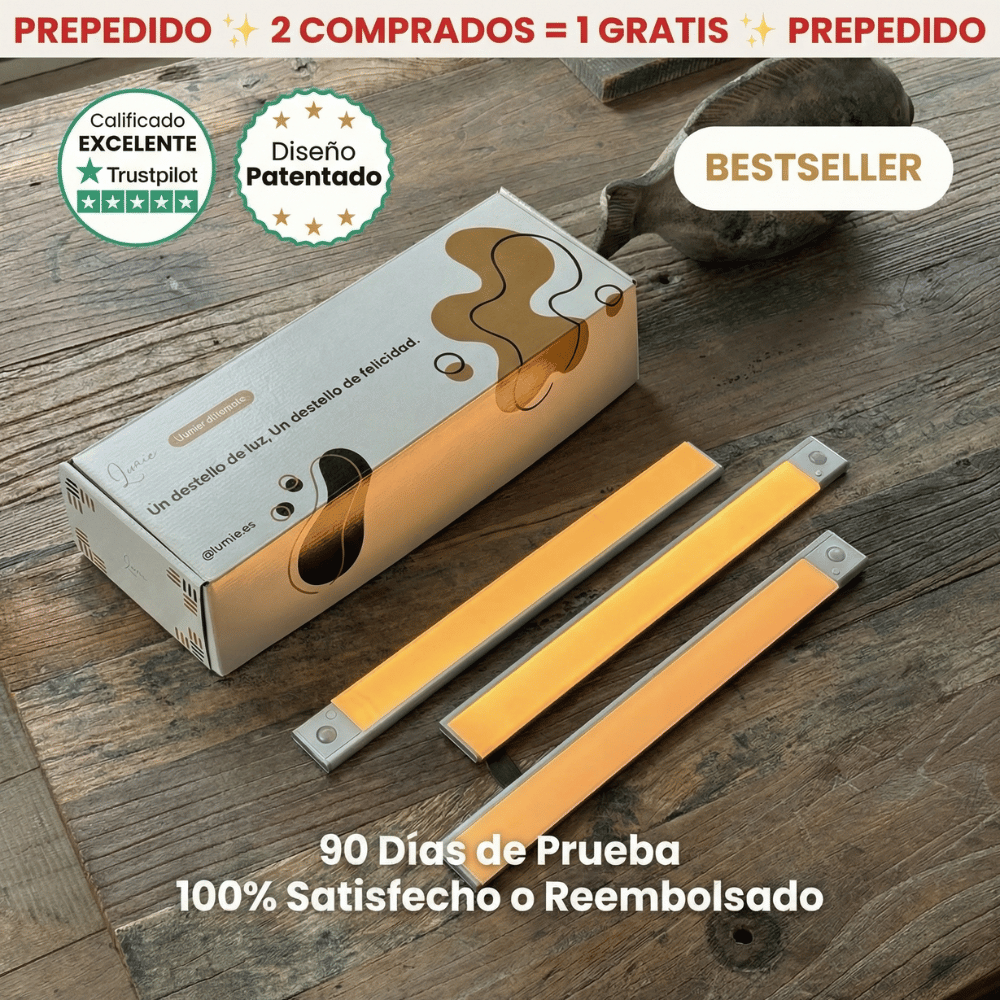 Lúmina 3.0™ | Barra LED inalámbrica con sensor de movimiento